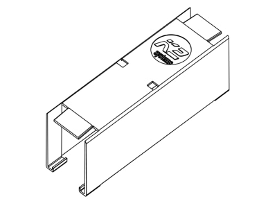 Strichzeichnung 1 K2 Systems 2003523 BlackCover SingleRail 36