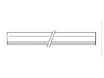 Line drawing 2 Vaillant 0020059899 Solar mounting profile