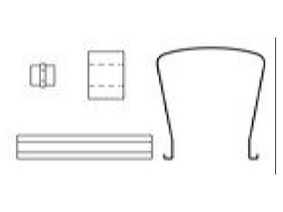 Line drawing 1 Vaillant 0020076779 Accessory for Solar thermal energy
