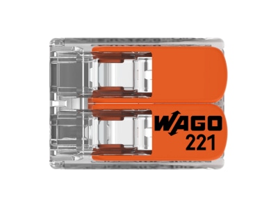 Produktbild 3 WAGO 221 412 Compact Verbindungsklemme 2 Leiter bis 4mm  