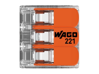 Produktbild 3 WAGO 221 413 Compact Verbindungsklemme 3 Leiter bis 4mm  