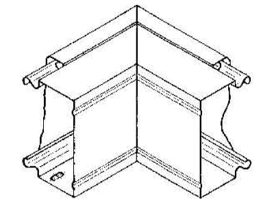 Product image Niedax LUAC 40 040 E3 Outer corner for cable duct 40x40mm
