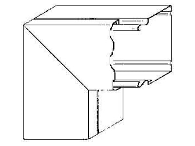 Product image Niedax LUWC 40 040 E3 Flat bend for wireway 40x40mm
