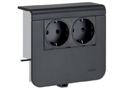 Product image 2 Tehalit SL 20055900 gsw Socket outlet box for skirting duct