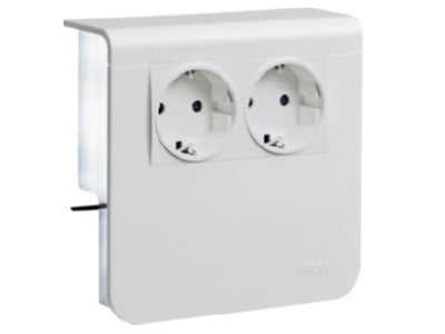 Product image 1 Tehalit SL 20080900 rws Socket outlet box for skirting duct
