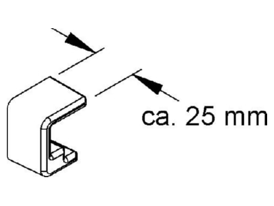 Mazeichnung Niedax KA 100 600 Schutzkappe