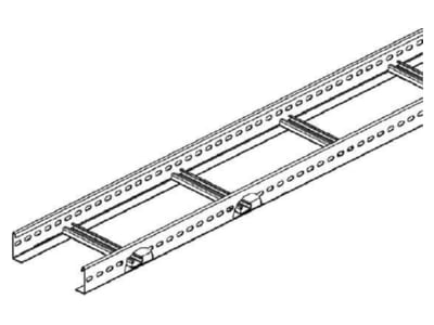 Strichzeichnung Niedax KL 60 203 3 Kabelleiter