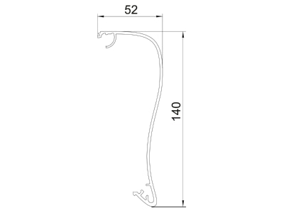 Mazeichnung 2 OBO OT GAD Swing EL Oberteil fuer Designkanal Design Swing