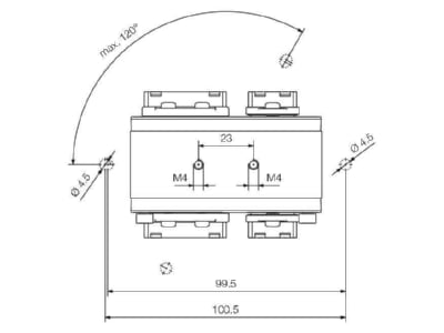 Circuit diagram Weidmueller IECDV14MRJVAPM24VCMA Housing for industry connector