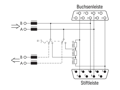 Circuit diagram WAGO 750 972 Plug for controls
