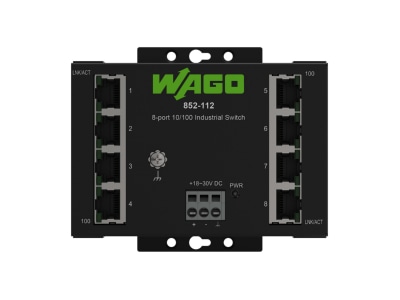 Produktbild 7 WAGO 852 112 Industrie Eco Switch 8 Port