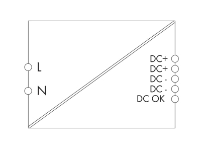 Circuit diagram WAGO 787 1602 DC power supply 85   264V 23   28 5V
