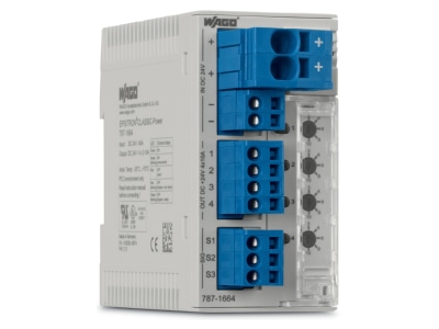 Product image WAGO 787 1664 004 1000 Current monitoring relay 3 8A
