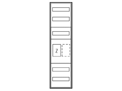 Produktbild 1 ABN ES17BBXN Komplettschrank 5pol