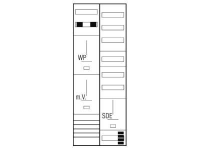 Product image 2 ABN Z29E914N Equipped meter cabinet