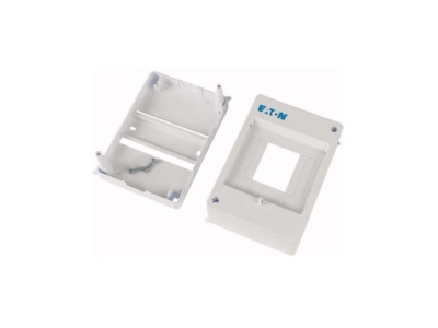 Product image view left Eaton MINI 4 Surface mounted distribution board 140mm
