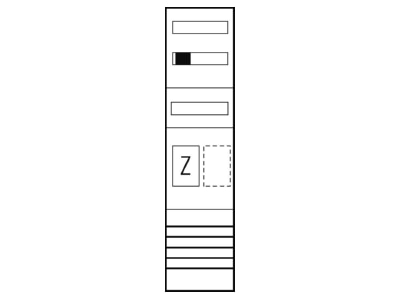 Produktbild 2 ABN EZ17111 Zaehlerplatz eHZ 1Z R