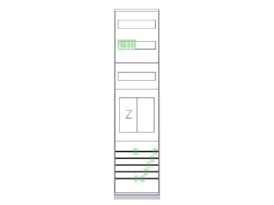 Product image 2 ABN EZ17310D Meter panel 1 kWh meters 0 rows