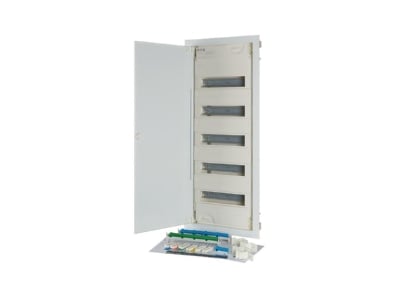 View left Eaton KLV 60UPP SF Flush mounted mounted distribution board
