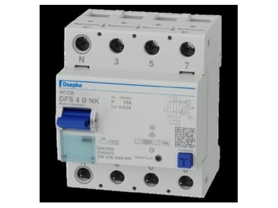 Product image Doepke DFS4 016 4 0 03 B NK Residual current breaker 4 p
