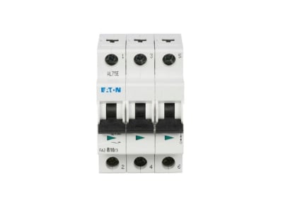 Front view 4 Eaton FAZ D40 3 Miniature circuit breaker 3 p D40A
