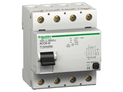 Product image 2 Schneider Electric A9Z21463 Residual current breaker 4 p
