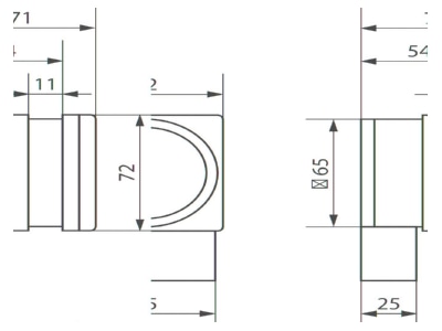 Mazeichnung Theben TR 635 TOP2 Schaltuhr