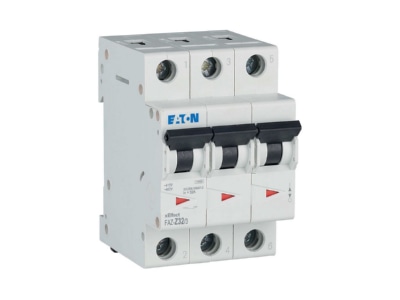 Ansicht rechts 2 Eaton FAZ Z32 3 LS Schalter 32A  2 p  Z Char 