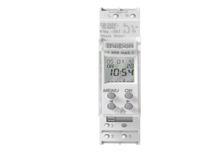 Produktbild Theben TR 608 TOP2 S Schaltuhr Digital Reih EB 1Kanal 7T1TE