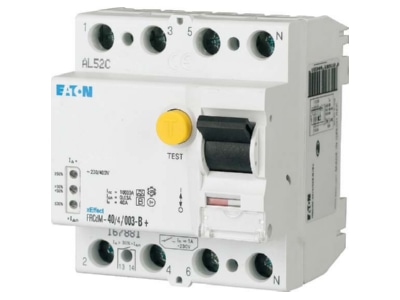 Product image 3 Eaton FRCDM 40 4 003 G B Residual current breaker 4 p 40 0 03A
