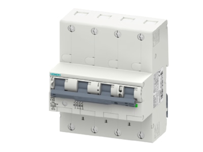 Produktbild 2 Siemens 5SP3463 3 Leitungsschutzschalter 4 pol  E63 400V