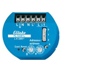 Produktbild 1 Eltako PL SAM1L Dezentraler Aktor mit Sensoreingang