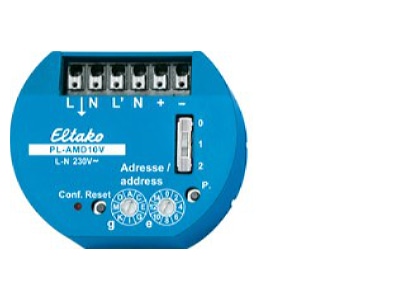 Produktbild 1 Eltako PL AMD10V Dezentraler Dimm Aktor 1 10V