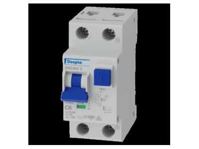 Product image Doepke DRCBO3 C06 0 03 1N A Earth leakage circuit breaker C6 0 03A
