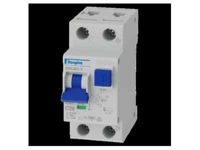 Product image Doepke DRCBO3 C20 0 03 1N A Earth leakage circuit breaker C20 0 03A
