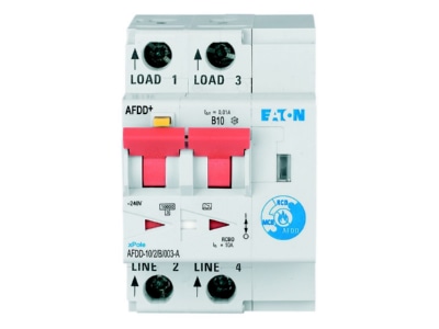 Product image 3 Eaton AFDD 10 2 B 001 A Earth leakage circuit breaker with