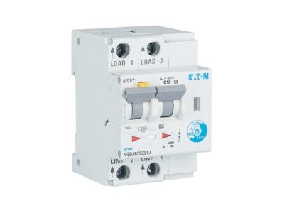 Product image view on the right Eaton AFDD 16 2 C 001 A Earth leakage circuit breaker with