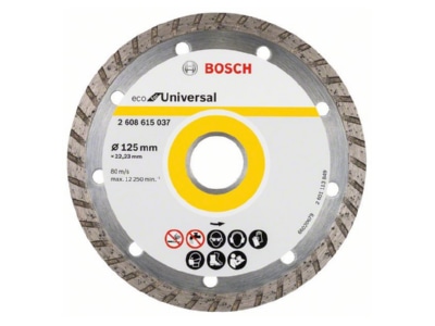 Product image 1 Bosch Power Tools 2608615037 Cutting disc 125mm
