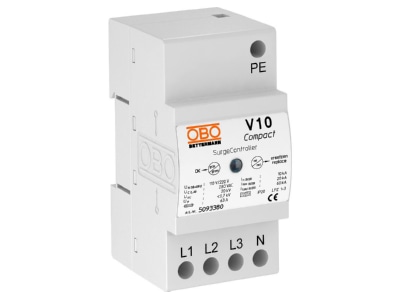 Product image OBO V10 COMPACT 255 Surge protection for power supply
