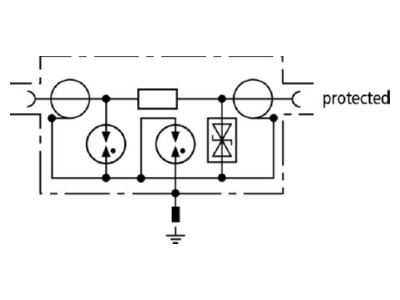 Circuit diagram 2 DEHN DGA BNC VCID Surge protection for signal systems
