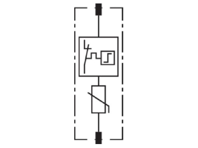 Circuit diagram 2 Dehn DG MOD 275 Surge protection for power supply
