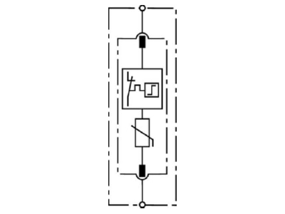 Circuit diagram 2 DEHN DG S 600 Surge protection for power supply
