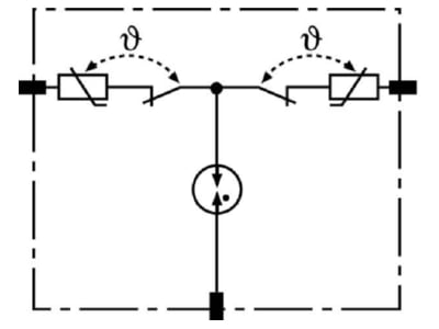 Circuit diagram 2 DEHN DR MOD 150 Surge protection device 120V 1 pole
