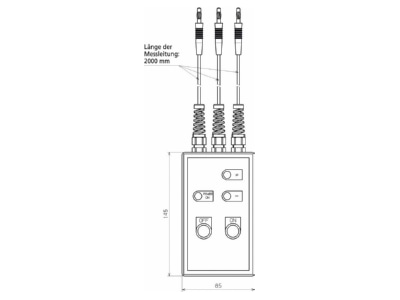 Dimensional drawing 2 DEHN PV DCA PC LRM Phase comparator
