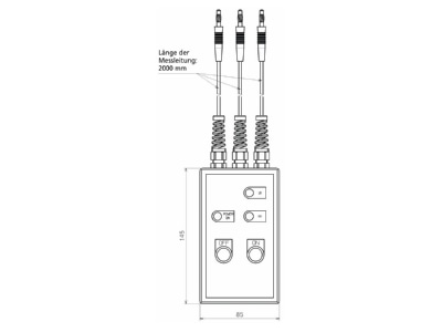 Dimensional drawing 3 DEHN PV DCA PC LRM Phase comparator
