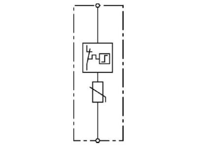 Circuit diagram 2 DEHN DG 1000 Surge protection for power supply
