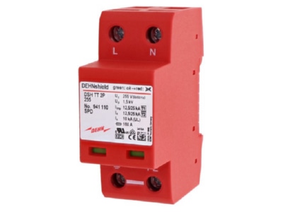 Produktbild 1 Dehn DSH TT 2P 255 Kombi Ableiter fuer TT TN Systeme 
