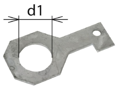 Product image 1 DEHN 923 242 Mounting bracket signal surge protection
