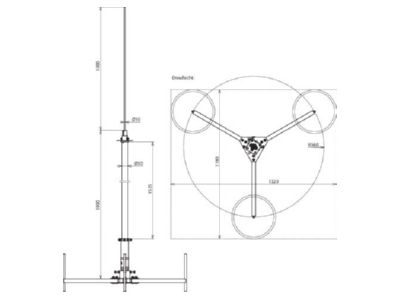 Mazeichnung 1 Dehn FM D50 10 29  819380 Fangmast 00GFKAL DBS KB STTZN FM D50 10 29 819380