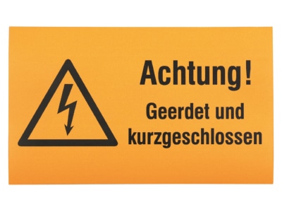 Produktbild 2 Dehn WHS A GUKG M 700056 Warn  Hinweisschild Kunststoff WHS A GUKG M700056
